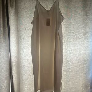 A New Day white slip dress.  3X.